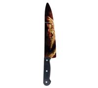 FIESTAS GUIRCA | Couteau de Tueur en Série Ensanglanté (37 cm) - Arme Blanche de Jouet pour Costume de Tueur à Halloween et Fêtes d'Horreur - Multicolore