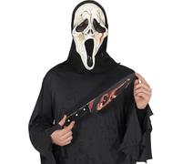 FIESTAS GUIRCA | Couteau Tueur Sanglant (37 cm) - Arme Blanche de Jouet pour Costume de Tueur à Halloween et Fêtes d'Horreur - Adulte Unisexe - Multicolore