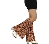 FIESTAS GUIRCA Couvre-bottes avec pattes d'éléphant 70s (Adulte unisexe) Accessoire de déguisement pour fêtes à thème des années 70 et carnaval Unisexe Multicolore