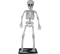FIESTAS GUIRCA | Décoration Squelette - Beige 55 cm | Apparence Authentique | Membres Flexibles | Hauteur 55 cm | Matière PVC | Facile À Suspendre | Halloween, Carnaval, Fête