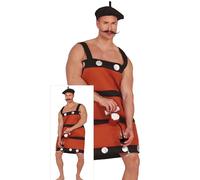 FIESTAS GUIRCA Déguidement Tonneau de vin coquin avec distributeur de boissons pour homme - Costume amusant pour homme - Enterrement de vie de garçon - Déguisement pour homme Taille L