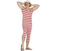 FIESTAS GUIRCA - DÉGUISEMENT BAIGNEUR ANNÉES 20 RAYÉ Rouge Homme