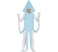 FIESTAS GUIRCA Déguisement Calamar - Costume Comédie pour Homme et Femme Taille S 36-38