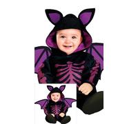 FIESTAS GUIRCA Déguisement Chauve-Souris Squelette Bébé Garçon Noir