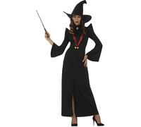 FIESTAS GUIRCA Déguisement Costume Femme Magicienne en chef Halloween Taille 38-40