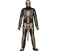 FIESTAS GUIRCA Déguisement Costume Homme Squelette avec Pénis Halloween Taille Adulte Medium 48-50