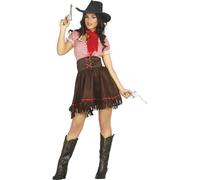 FIESTAS GUIRCA Déguisement Cowgirl Costume Adulte Femme Taille 38-40