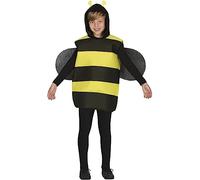 FIESTAS GUIRCA Déguisement de bourdon pour fille ou garçon - Déguisement d'abeille noir et jaune pour enfant 10-12 ans