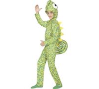 Fiestas Guirca – Déguisement de caméléon – Vert multicolore – 10-12 ans
