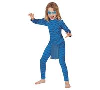 Fiestas Guirca Déguisement de Chat Félin Bleu pour Enfant 5-6 Ans