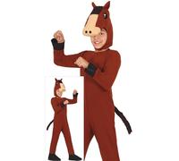 FIESTAS GUIRCA Déguisement Cheval Garçons - Combinaison Cheval Enfants - Costume Enfants Animaux Garçons - Garçons Âge 7-9 Ans