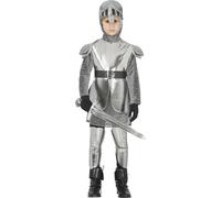 FIESTAS GUIRCA Déguisement de chevalier avec armure pour enfant de 5 à 6 ans, Métallique