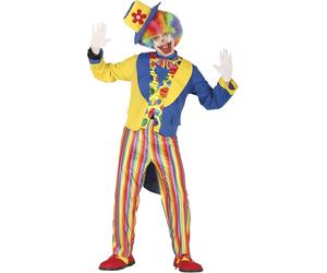 FIESTAS GUIRCA Déguisement de clown pour homme Manteau de queue multicolore
