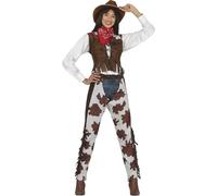 FIESTAS GUIRCA Déguisement de cowboy pour femme Taille S