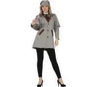 FIESTAS GUIRCA Déguisement de Détective Femme Adulte Taille 38-40