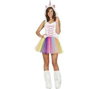 Déguisement - FIESTAS GUIRCA - Unicorn - Femme - Blanc - Multicolore - Intérieur 38/40