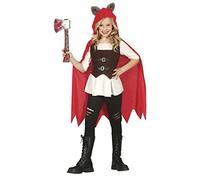 FIESTAS GUIRCA Déguisement de petit chaperon rouge loup pour filles de 10 à 12 ans