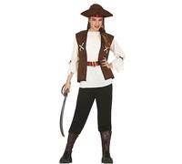 FIESTAS GUIRCA Déguisement de Pirate des 7 Mers pour Enfant Fille 14-16 Ans
