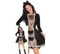 FIESTAS GUIRCA Déguisement de poupée enchanteresse pour femme - Costume de poupée de film d'horreur - Costumes d'Halloween pour femme Taille S