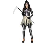 Fiestas GUiRCA Déguisement de Squelette Sinistre pour Femme