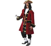 FIESTAS GUIRCA Déguisement Deluxe Capitaine Pirate Homme - Costume Pirate Homme Taille M 48-50