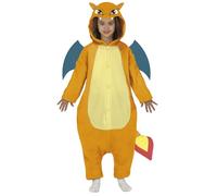 déguisement dragon kigurumimi orange enfant - 7/9 ans - orange - 77878
