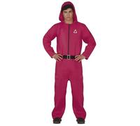 Fiestas Guirca Déguisement Gamer Capuche Rouge Adulte Homme Costume Taille M 48-50