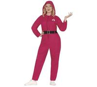 FIESTAS GUIRCA Déguisement Gamer Capuche Rouge Costume Adulte Femme Taille L 42-44