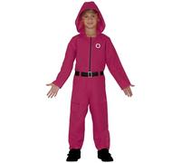 FIESTAS GUIRCA Déguisement Gamer Capuche Rouge Costume Enfant Taille 14-16 Ans