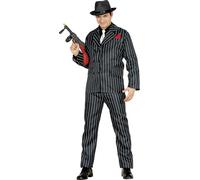 FIESTAS GUIRCA Déguisement Gangster Costume Adulte Homme Taille M 48-50