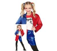 FIESTAS GUIRCA Déguisement Dangerous Glam Girl - Tenue Rouge, Bleue, Blanche Pour Filles De 10 À 12 Ans