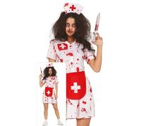 déguisement infirmière vintage zombie blanc femme - l - blanc - guirca 79805 Blanc G