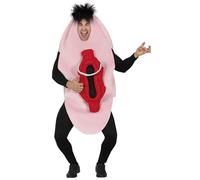 FIESTAS GUIRCA Déguisement Naughty Lady Parts pour homme - Costume drôle pour homme - Enterrement de vie de garçon - Déguisement pour homme - Taille L