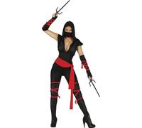 FIESTAS GUIRCA Déguisement Ninja Costume Adulte Femme Taille 38-40