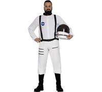 FIESTAS GUIRCA Déguisement officiel de la combinaison spatiale de la NASA pour homme - Costume d'astronaute blanc pour homme - Taille XXL