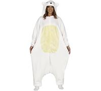 Fiestas GUiRCA Déguisement Ours Polaire Costume Adulte Unisexe Taille 42-44
