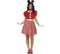 Fiestas GUiRCA Déguisement Petite Souris Rouge pour Femme