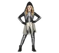 FIESTAS GUIRCA Déguisement Pirate Fantôme Squelette Fille 7-9 Ans