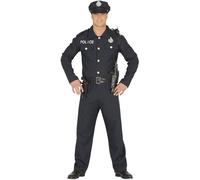 Fiestas GUiRCA Déguisement Police Costume Adulte Homme Taille L 52-54