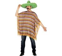 Fiestas Guirca Déguisement Poncho mexicain – costume adulte homme
