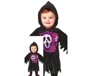 FIESTAS GUIRCA Déguisement pour bébé Lil Death - Costume de faucheuse fantôme pour tout-petit - Bébé garçon de 18 à 24 mois