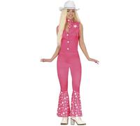 FIESTAS GUIRCA Déguisement Rose Femme du Rodeo - Costume Cowgirl pour Femme Taille M 38-40
