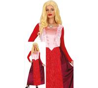 FIESTAS GUIRCA Déguisement Sorcière Soeur Rouge Femme - Robe Sorcière Rouge - Costumes d'Halloween pour Femme Taille M