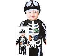 FIESTAS GUIRCA Déguisement Squelette Bébé Garçon avec Casquette Halloween