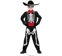 FIESTAS GUIRCA | Déguisement Squelette Mariachi Enfant Garçon - Costume