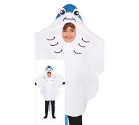 FIESTAS GUIRCA Déguisement sympathique raie pastenague pour garçons ou filles - Raie Manta - Costumes enfants - Unisexe Âge 5-6 Ans