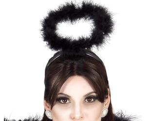 FIESTAS GUIRCA | Diadème Ange (Taille Unique) - Accessoire de Costume pour Halloween, Carnaval et Fêtes Costumées - Idéal pour Cosplay d'Ange Sombre, Démon et Thèmes Religieux - Adulte Unisexe