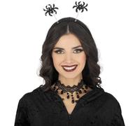 FIESTAS GUIRCA | Diadème Araignées (Taille Unique) - Accessoire de Costume pour Halloween et Fêtes Animalières - Idéal pour Enfants et Adultes - Parfait pour Célébrations de Terreur et Mascarades