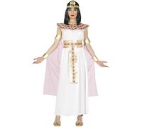 FIESTAS GUIRCA | Disfraz de Egipcia pour Femme (38-40/M) - Robe, Cape et Ceinture - Costumes d'Égypte, Cléopâtre et Pharaonne pour Halloween, Carnaval et Journée du Livre - Idéal pour Adultes