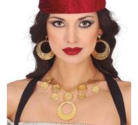 Fiestas Guirca - Ensemble boucles d´oreilles et collier - Femme (FG407)
